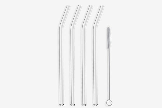 Hummingbird Glass Straws.